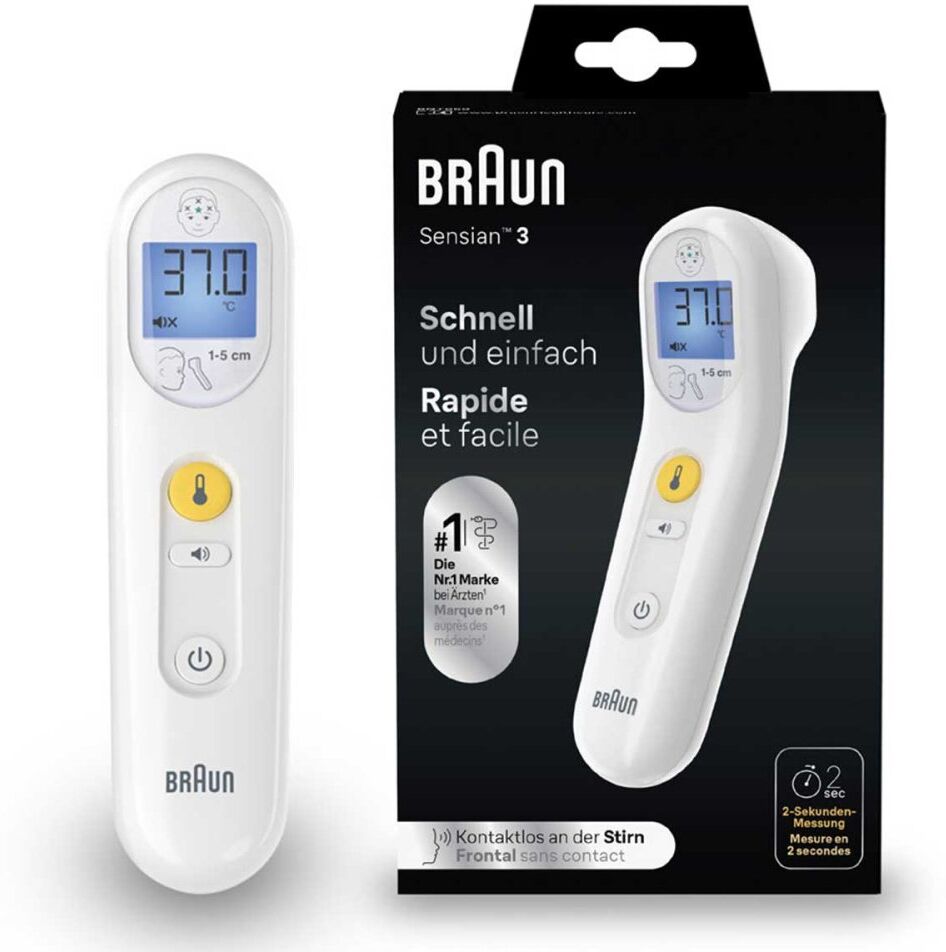 Braun Sensian 3 Kontaktloses Thermometer 1stk