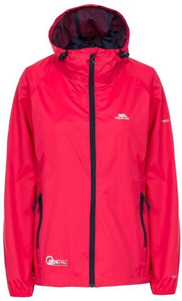 Trespass Qikpac Female Packaway Jacket-Xl-Raspberry