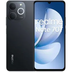 realme Note 70T (128 GB, Obsidian Black, 6.74", Dual SIM, 4G), Smartphone, Schwarz