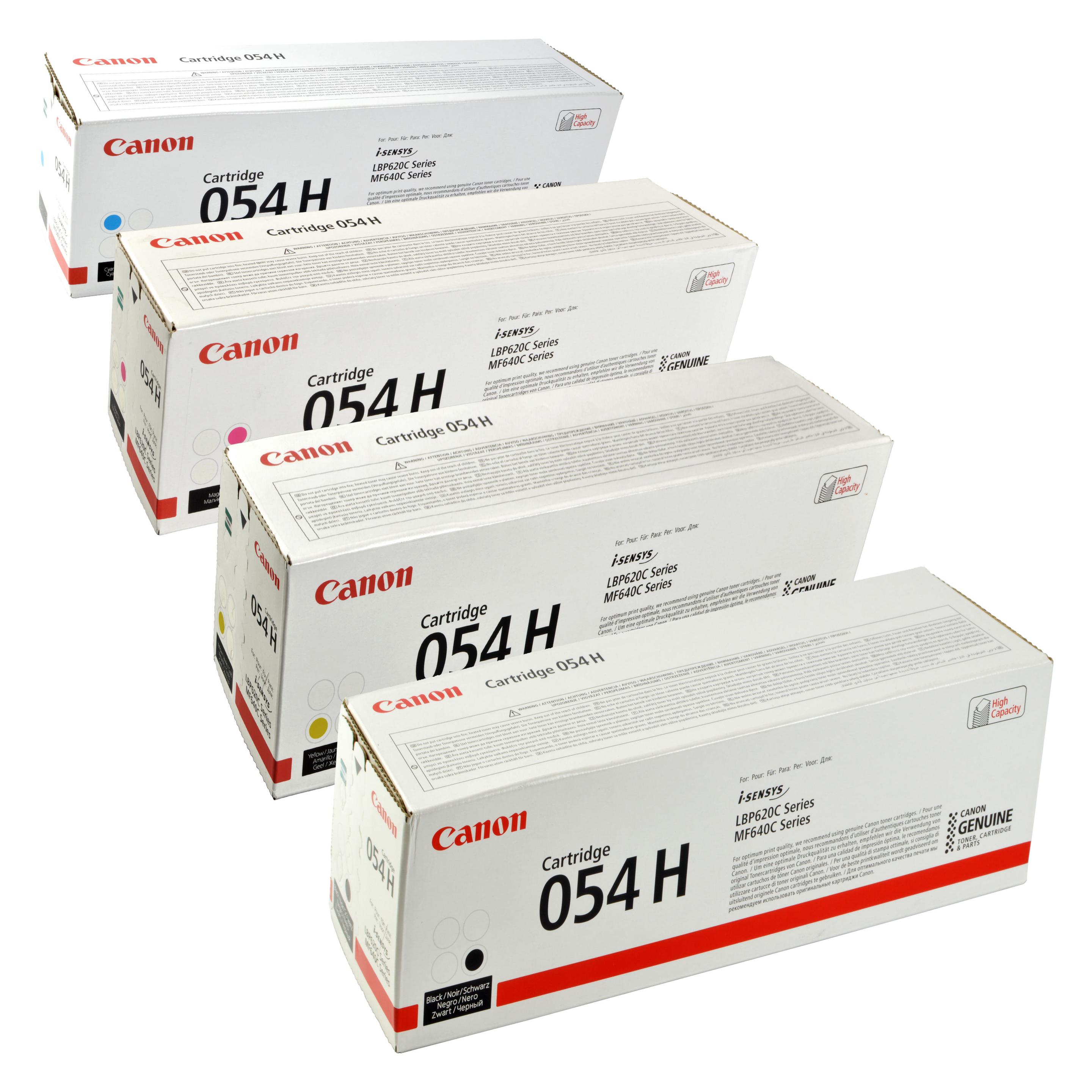 Canon 4 Toner 054H Multipack K C M Y 4-farbig (BK, C, M, Y) (47885297)