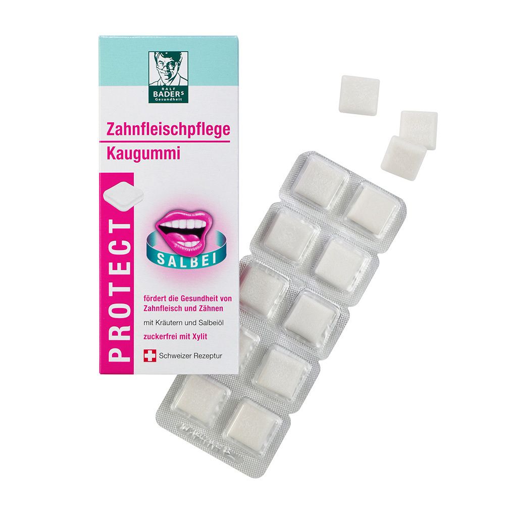 Baders Protect Gum Zahnfleischpflege 20 St Kaugummi