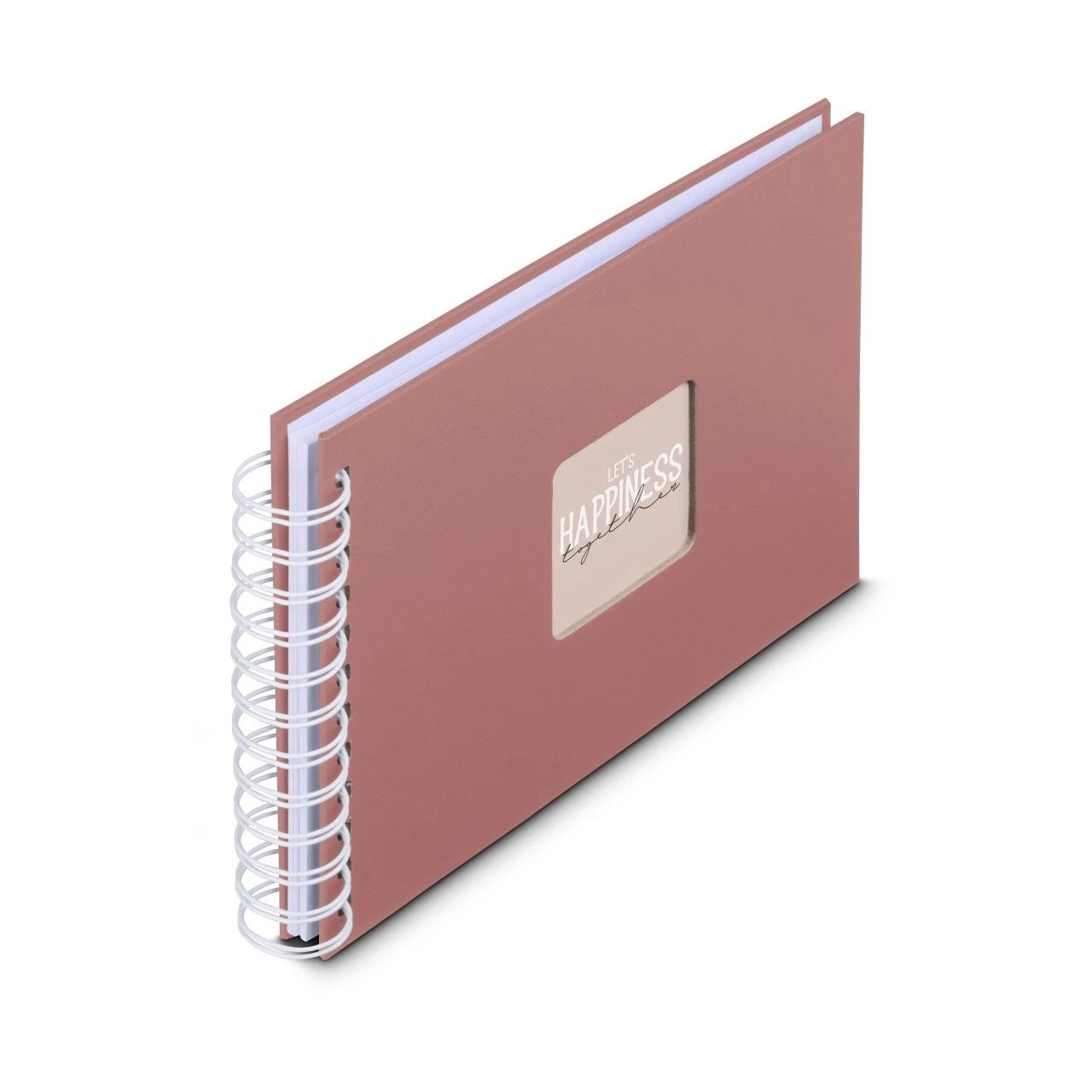 hama Fotoalbum Fine Art neutral 24,0 x 17,0 cm, 50 weiße Seiten Terra