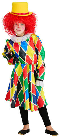 buttinette Kinderkleid "Harlekin", klassisch