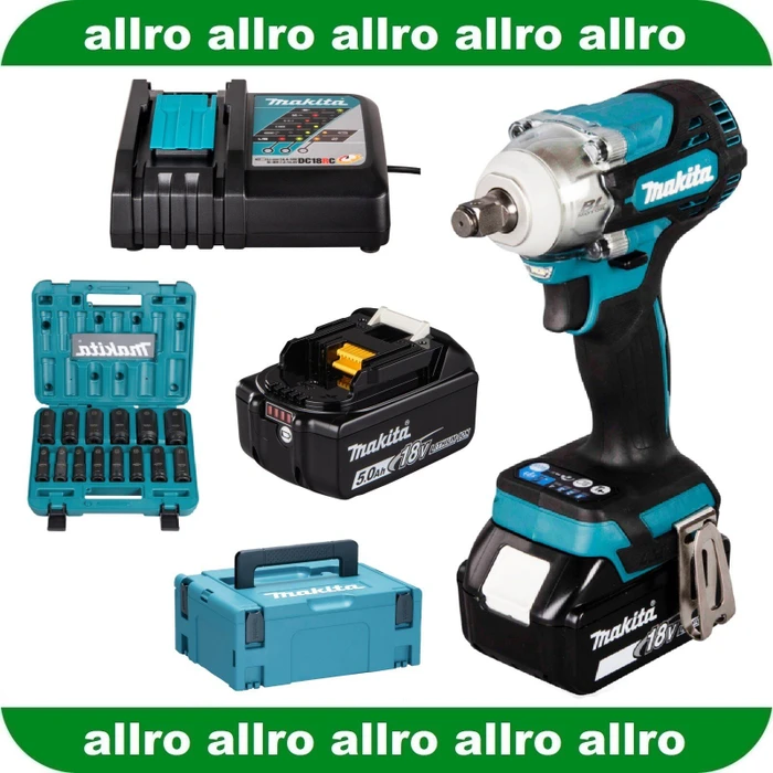 Makita DTW300TJX7 Cordless Impact Wrench Set