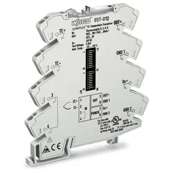 Wago 857-812 Temperaturmessumformer,für Thermoelemente,Strom- und Spannungsausgangssignal 857812