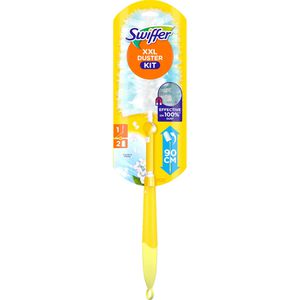 Swiffer Staubwedel Staubmagnet XXL Kit Clean and Fresh, Mischgewebe, Teleskopstiel, ausziehbar bis 90 cm