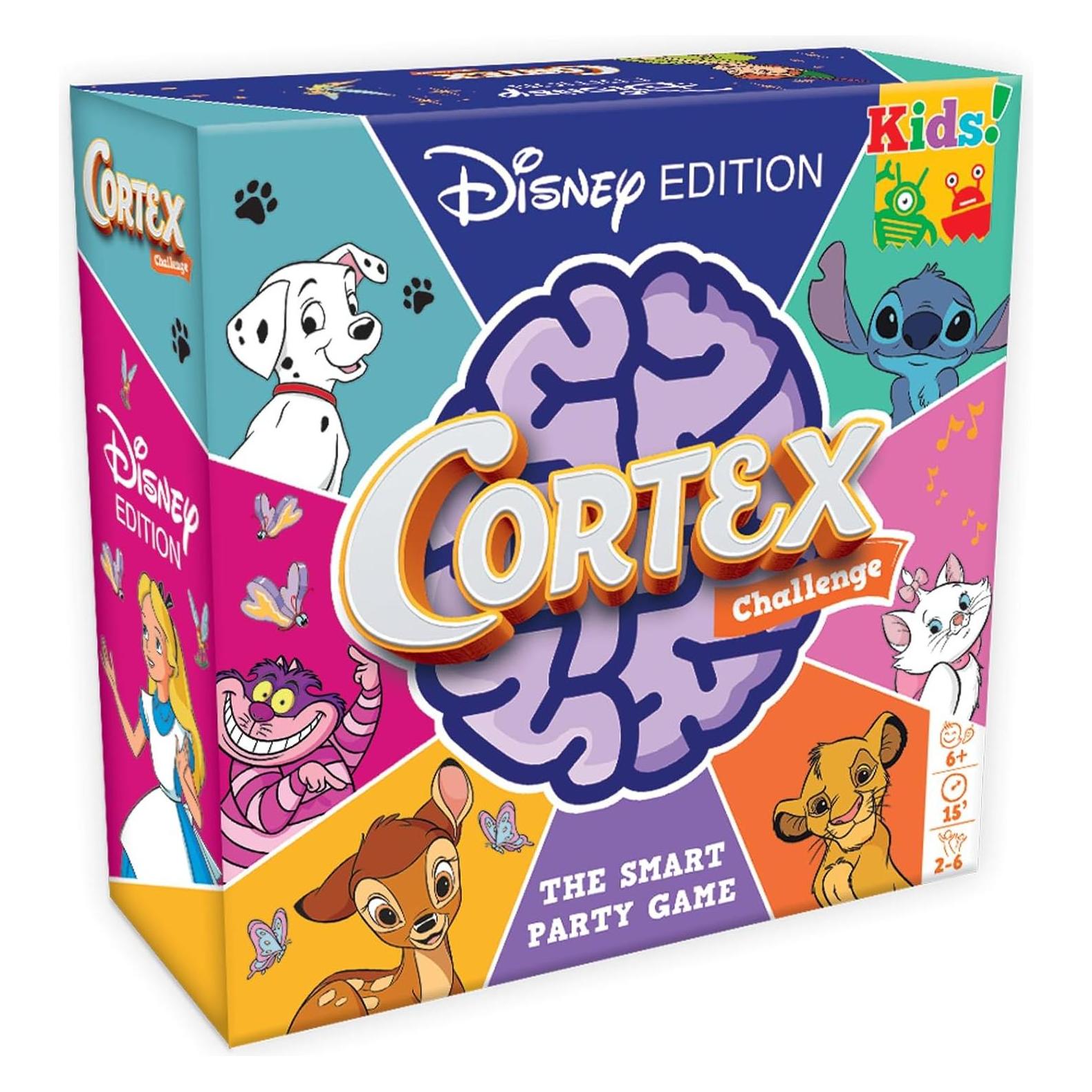 Asmodée Cortex Disney Kids (Deutsch, Englisch, Französisch, Italienisch, Niederländisch, Spanisch, 2 - 6 Spieler) (ZYGD0037)