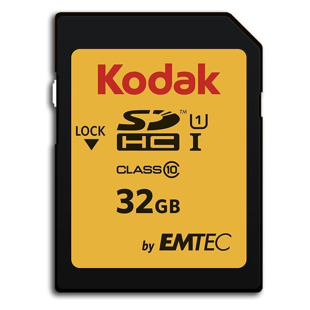 Kodak SDHC 32GB Class10 U1 (32 GB, SDHC, U1, UHS-I) (EKMSD32GHC10K)