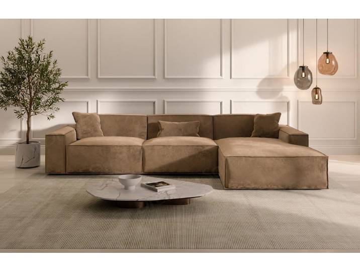 Stoff Ecksofa Formenta L-Form