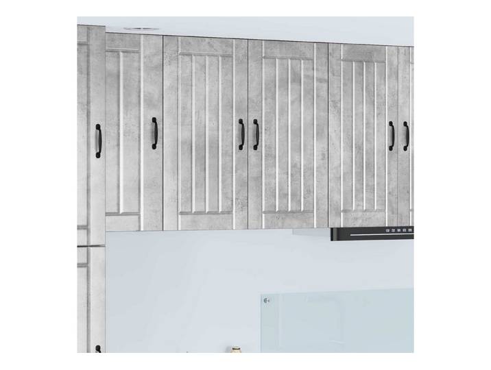 vidaXL Sideboard, Küchenschrank Beton Grau 80 x 31 x 80 cm Holzwerkstoff