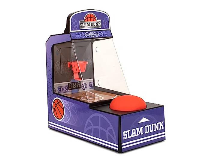 Thumbs Up 1002728 Retro Basket Ball Arcade Machine,Eén maat,Blauw