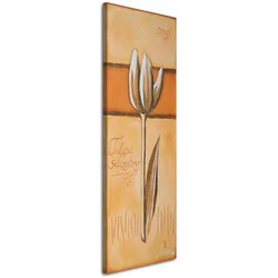 WANDBILD tulpe wie handgemalt