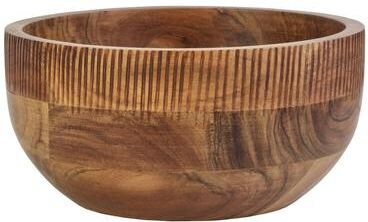 Fitz and Floyd Caleb Natural Medium Serving Bowl, 3 Quarts