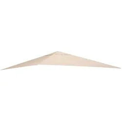 CMI Ersatzdach für Pavillon Ersatzbezug Pavillondach Dach Ersatz Garten Beige