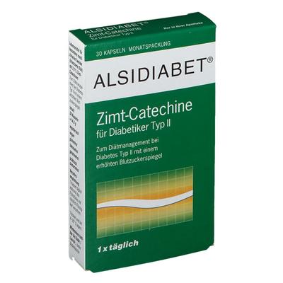 Alsidiabet Zimt-Catechine f.Diab.Typ II 1xtägl.Kps 30 St Kapseln