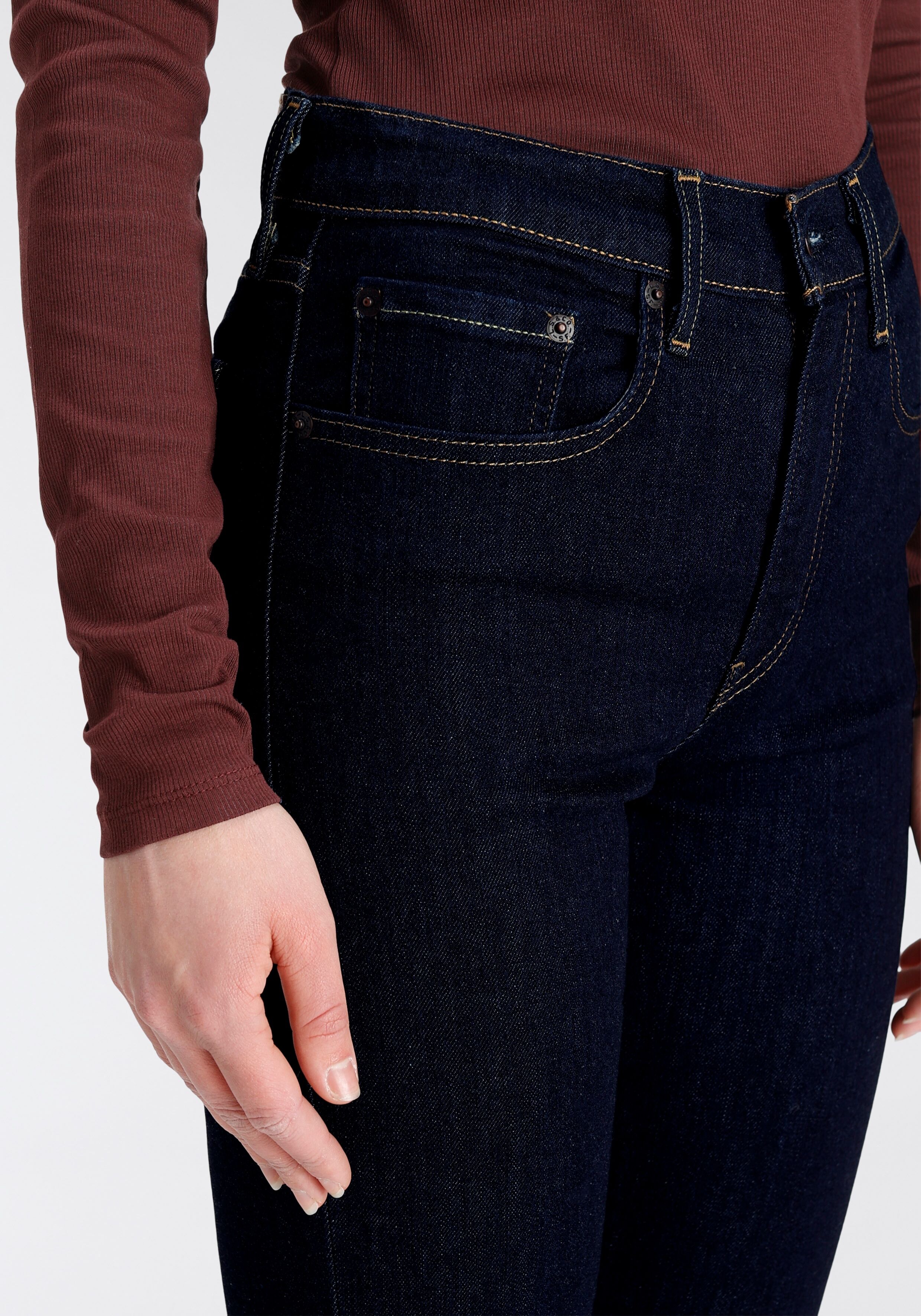 Levi's Levis "724 HIGH RISE STRAIGHT" rinsed 30, Länge 32