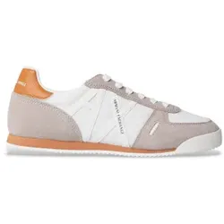 A|X Armani Exchange für Herren. XM002616AF22755M1316 Turnschuhe Niedrig weiß, beige (40), Wohnung, Schnürsenkel, Lässig
