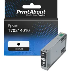 Druckerpatrone kompatibel mit Epson T70214010 - Schwarz