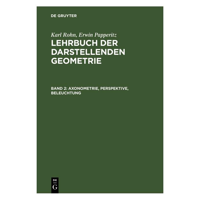 De Gruyter Rohn:Axonometrie, Perspektive, Beleucht (67780499)