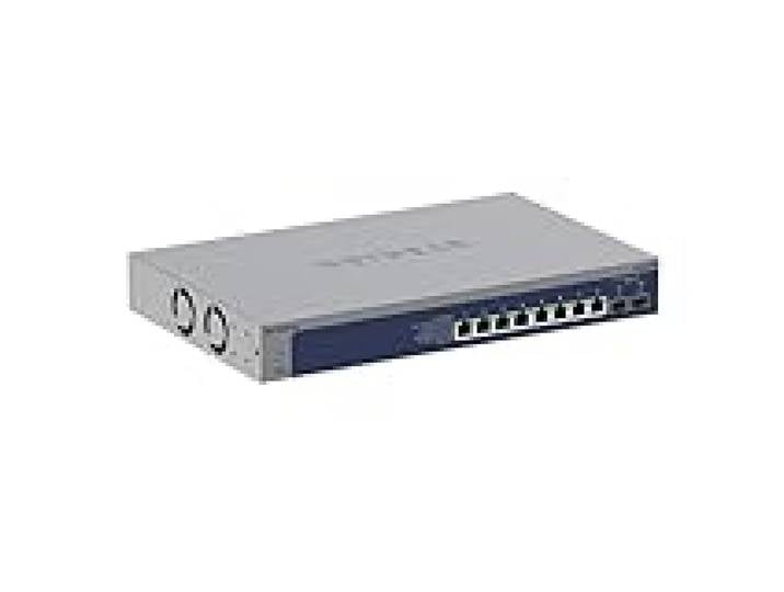 NETGEAR (XS508TM) Smart Switch Web manageable 10 Gigabit Multi-Gigabit Ethernet 10 Ports - 8 Ports Multi-Gigabit, 2 Ports SFP+ 10 Gigabit, Administration Cloud Insight, Mur ou Rack