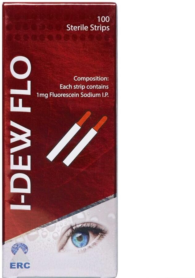 I-DEW Flo Fluostrips Medicinsk udstyr 100 stk
