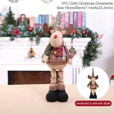 Uplifted Finds Telescopic Christmas Doll Decoration For Home Holiday Display 3