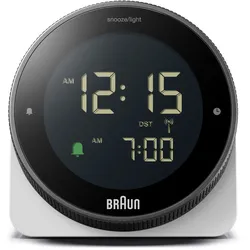BRAUN Funkwecker - schwarz|weiß