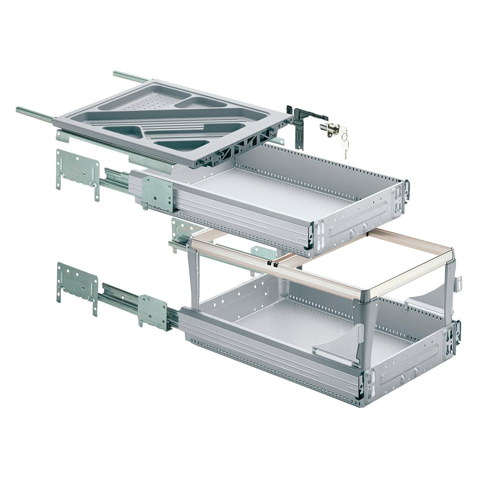 Hettich Voll-/Überauszugset push to open (1 Stk.) (9111142)