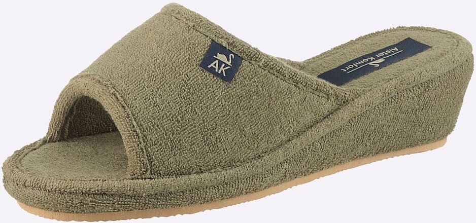 Pantoffel CASUAL LOOKS, Damen, Gr. 39, grün (pistazie), Schuhe Pantoffel pistazie 39