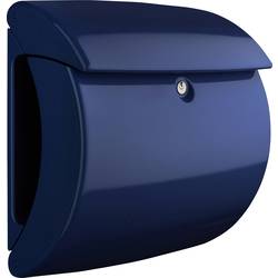 Burg Wächter PIANO 886 Marine Blue Briefkasten Kunststoff Blau