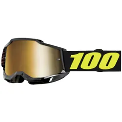 100% Accuri 2 Extra MTB Moto Brille Fairbanks gold verspiegelt