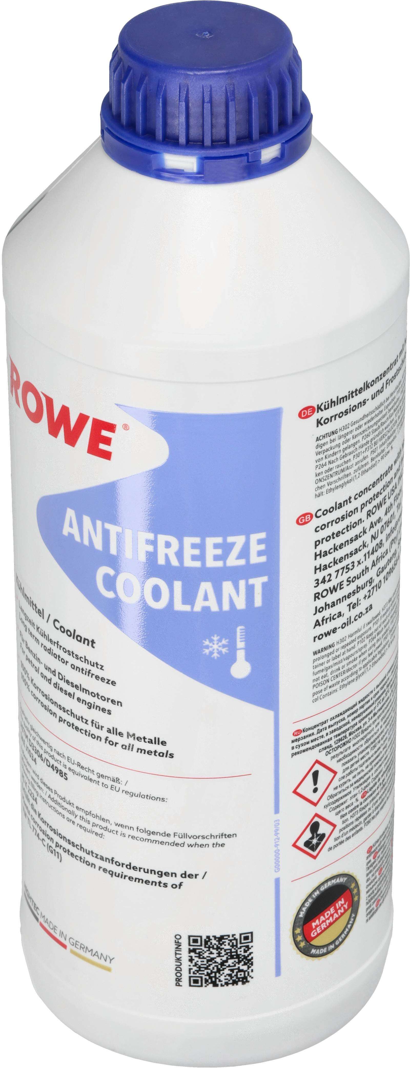 Rowe Frostschutz Hightec Antifreeze Coolant [1,5 L] 21017001599 1.5l