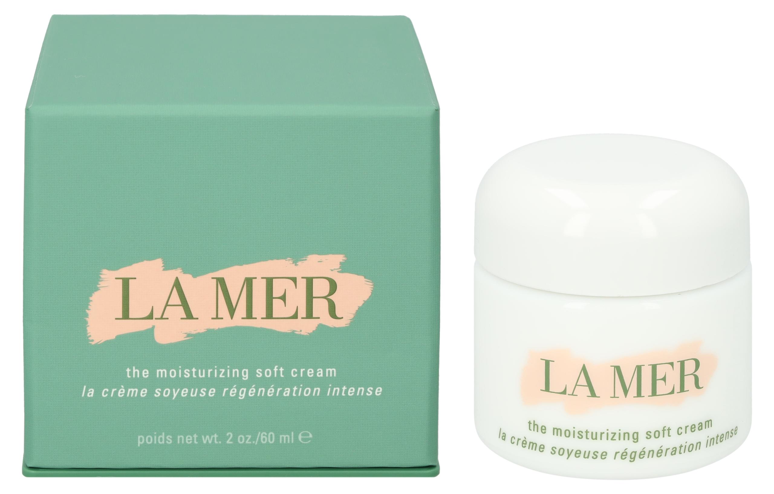 La Mer The Moisturizing Soft Cream, Tages- & Nachtcreme, Frauen, Jeder Hauttyp, Gesicht, Hals/Nacken, Anti-Aging, Feuchtigkeitsspendend, Weichmachend, 60 ml