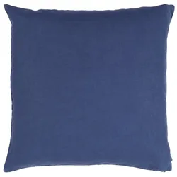 IB Laursen Leinen-Kissenbezug 50x50 cm einfarbig, 50 x 50 cm, indigo