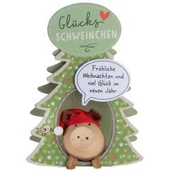 Glücksschweinchen - Santa Claus