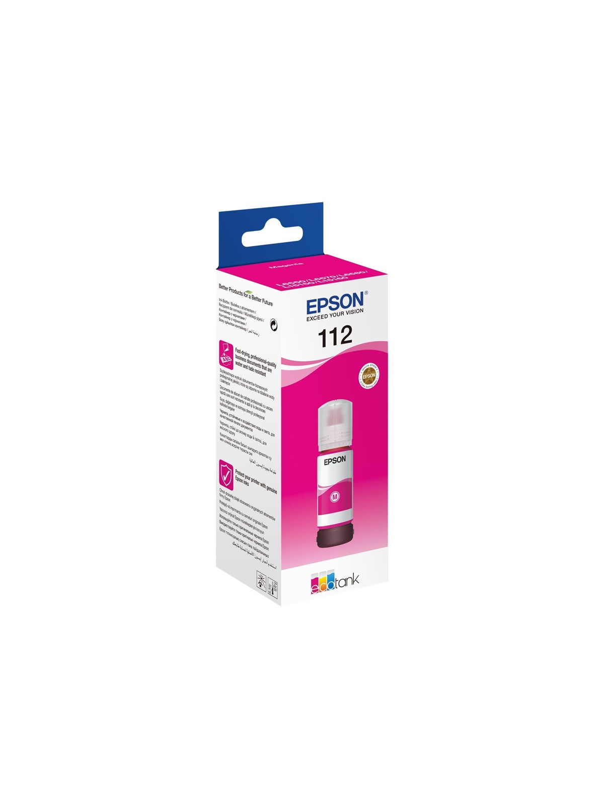Epson Ink/112 EcoTank Pigment Magenta Bottle