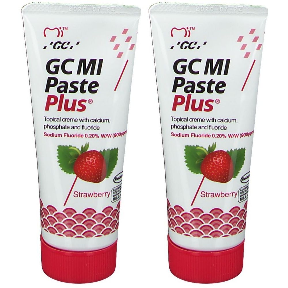 Gcmi Paste Plus Erdbeere x2 2x40 g Tube