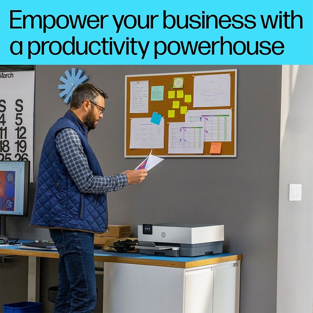 HP OfficeJet Pro 9110b A4 Colour Inkjet Printer - Wireless, Touchscreen