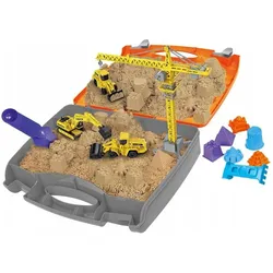Neo Baustelle mit kinetischem Sand, Spielzeug in einem Koffer