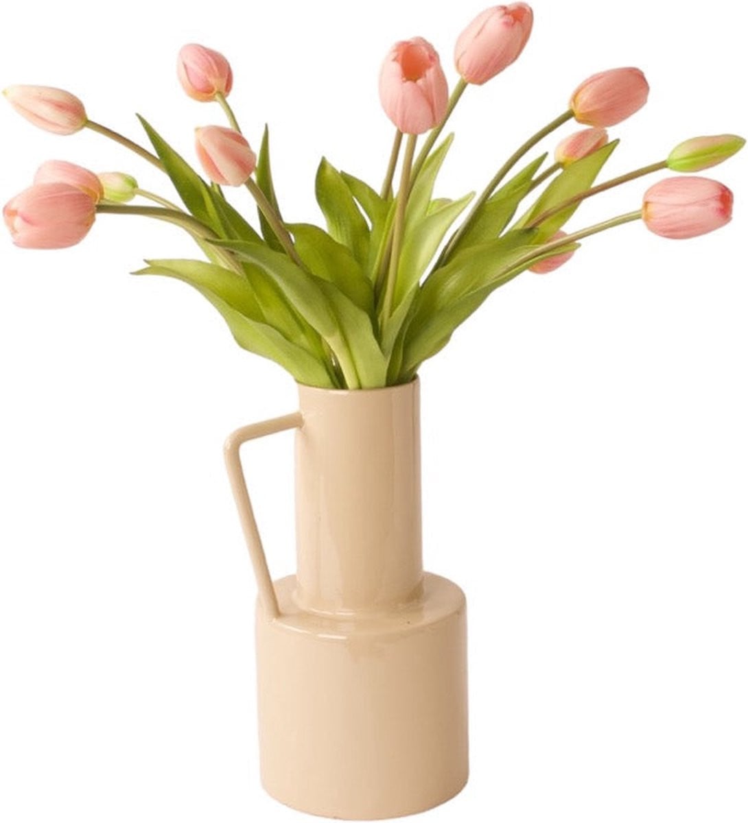 WinQ Boeket Kunsttulpen Roze - 15 stuks - 40 cm