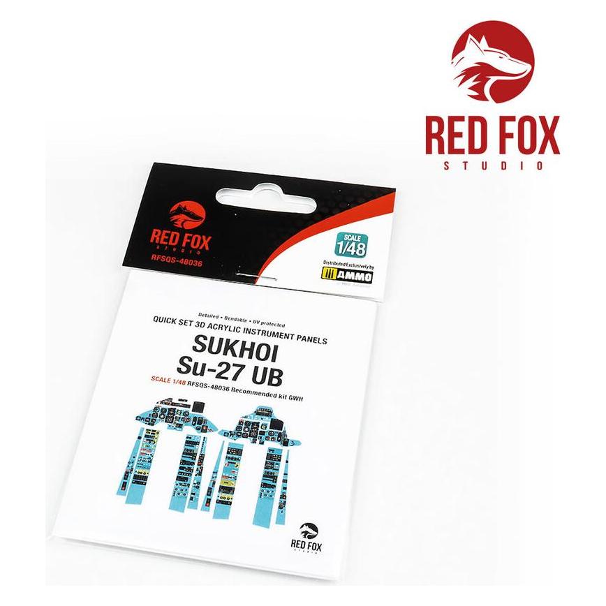 Red Fox 1/48 Su-27UB Flanker C (for GWH kit) (RFSQS-48036)