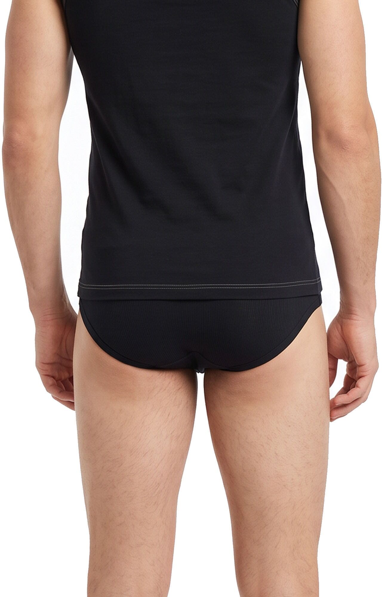 Slip AMMANN "3er Pack Slip mit Eingriff Day Classic / Feinripp Premium", Herren, Gr. 7, 3 Stk., Feinripp, bunt (weiß, nightblau, schwarz), Feinripp, , figurbetont, Unterhosen Slip