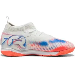 PUMA Kinder Fussball-Hallenschuhe FUTURE 8 MATCH IT + Mid Jr, Größe 34 in Silber Silber