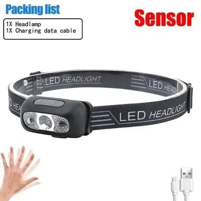 Uplifted Finds 500 Lumen Motion Sensor Rechargeable LED Headlamp 1 Pc