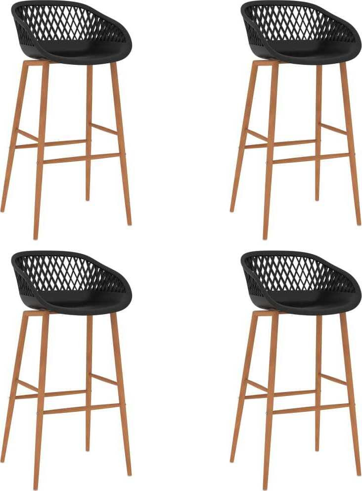Prolenta Barkrukken set van 4 zwart