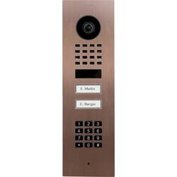 DoorBird D1102KV UP Türsprechanlage Bluetooth®, WLAN, LAN Außeneinheit Bronze-Optik 423871717