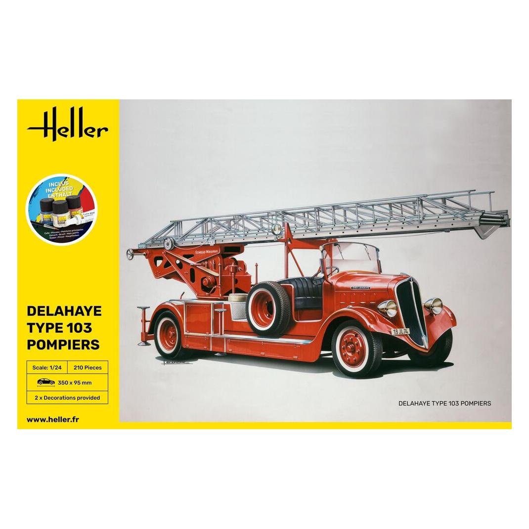 Heller STARTER KIT Delahaye Type 103 Pompiers (56780)