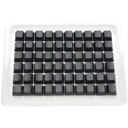Ducky Blank Black PBT Set, MDA-Profil - 133 Keycaps, Keycaps, Schwarz