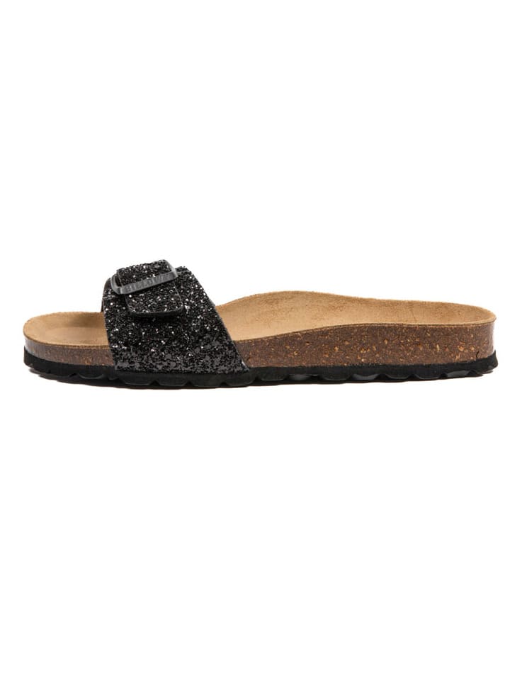 billowy Pantoletten in Schwarz - 40