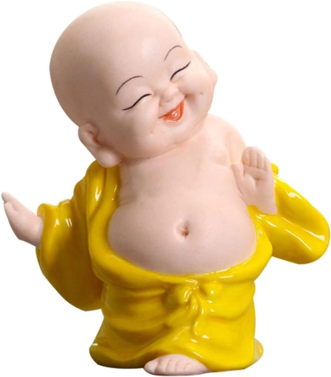Multicolor Keramische Boeddha Beelden - Decoratieve Monnik Figuren voor op Tafel